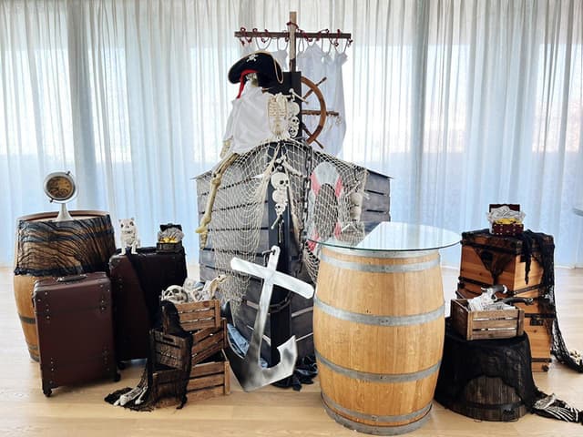 Attendees networking